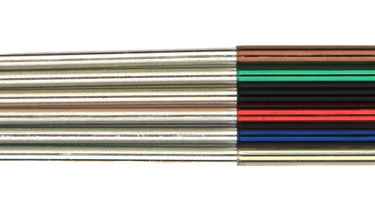 Laser Stripped Multifilar Wire - colored