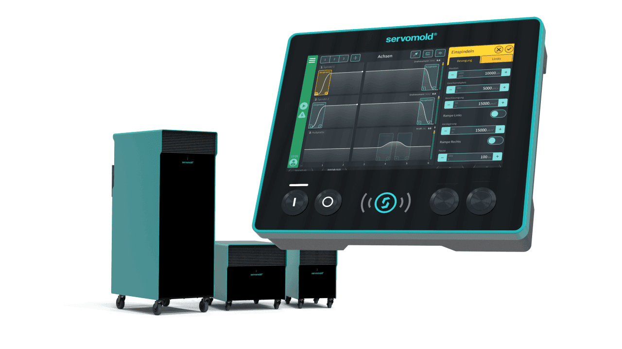 Servo MoldControl units with Rack