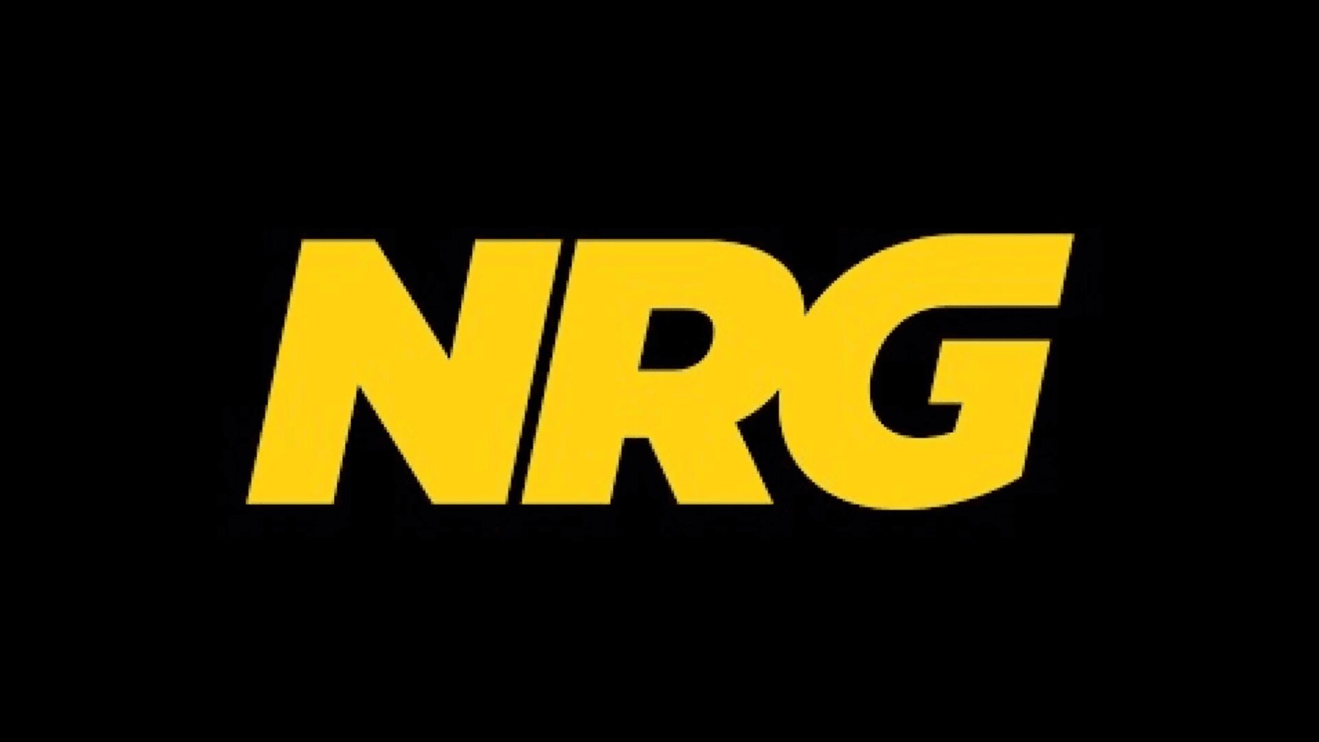 Das Bild zeigt die Buchstaben NRG in fetten, gelben Großbuchstaben auf einem schwarzen Hintergrund.