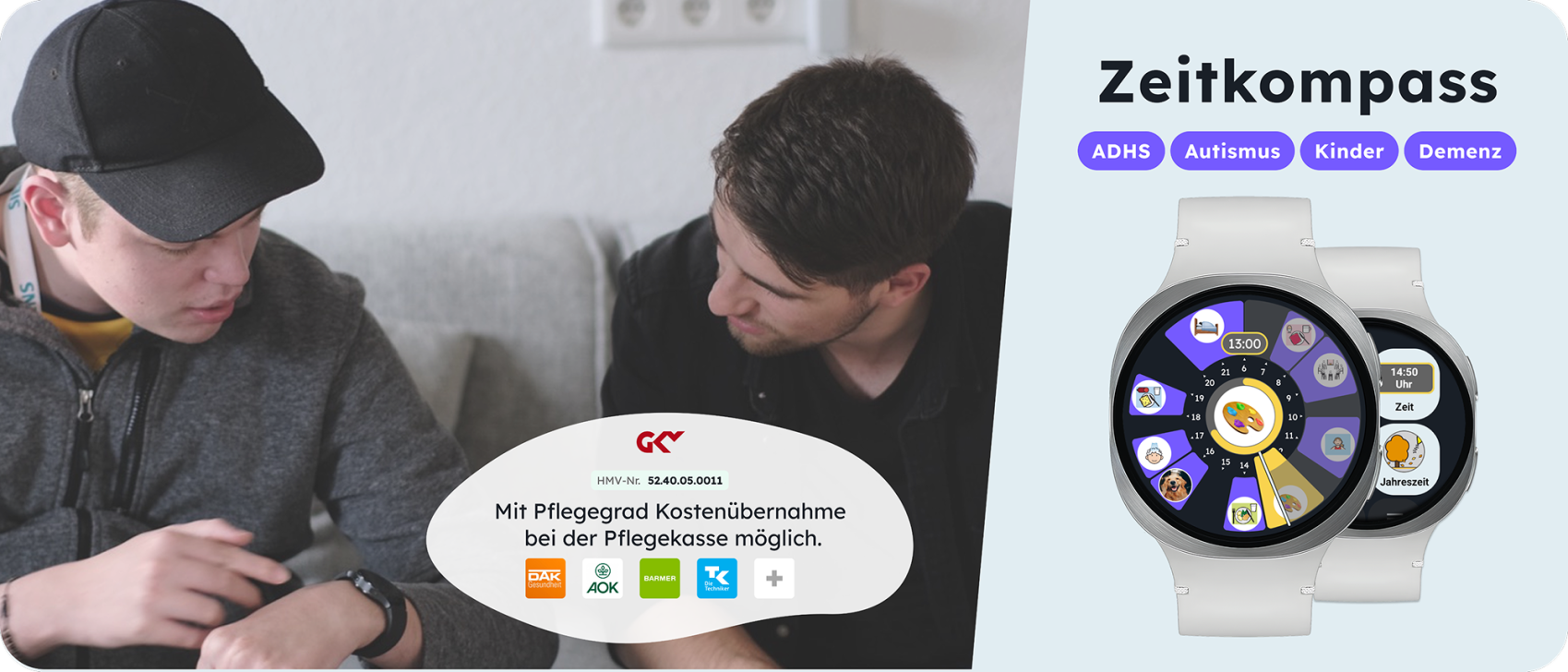 Zeitkompass-Hilfsmittel