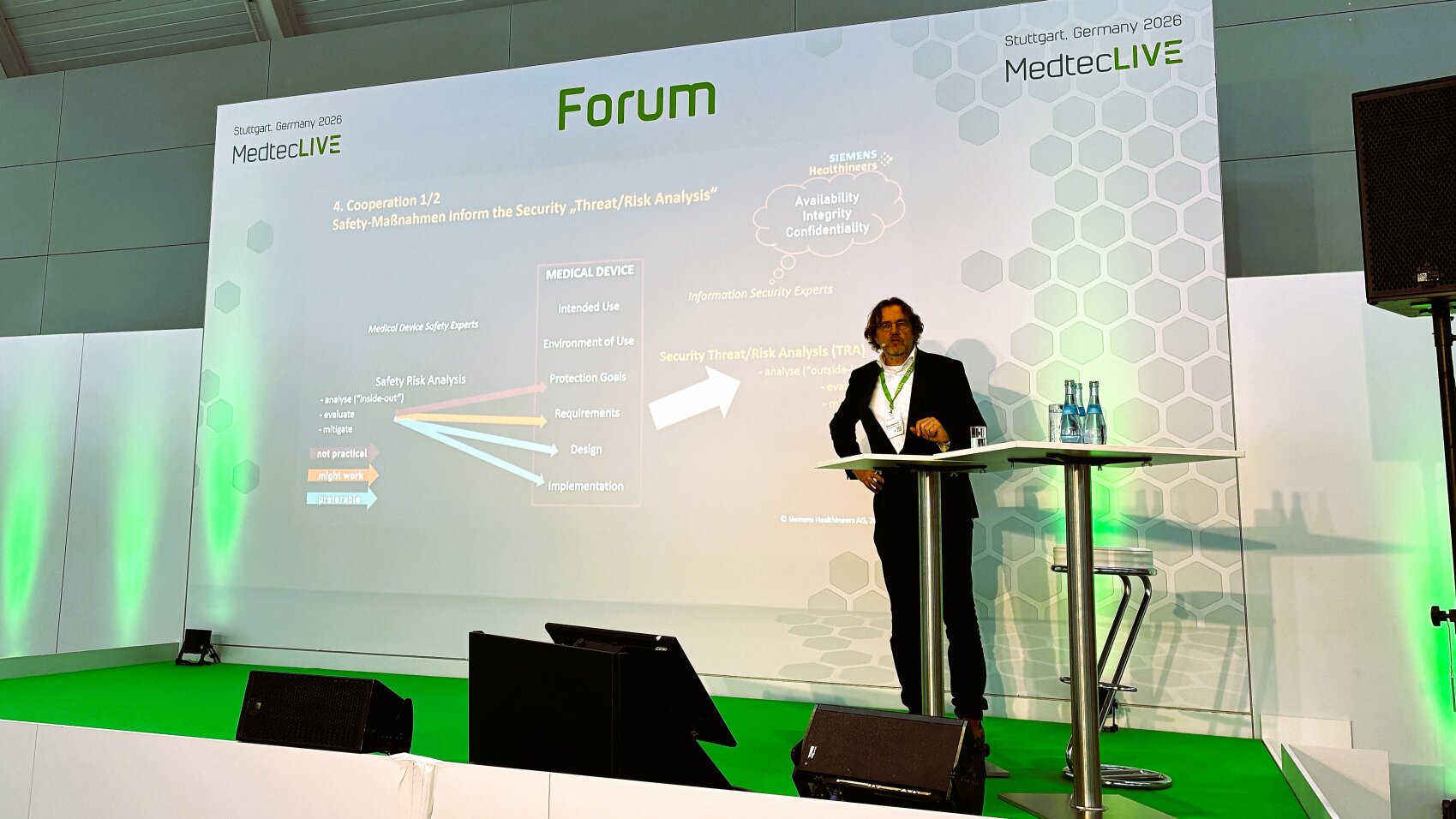 Dr. Georg Heidenreich von Siemens Healthineers auf der MedtecLIVE 2026.
